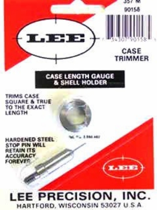 Lee Precision 90076 Matrice De Sertissage Carbure Pour Calibre 357 Sig – Fermeture Usine