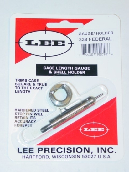thumbnail image 2 of Lee Precision 90149 Case Length Gage And Shellholder For 338 Winchester Magnum (New) 2 of 6