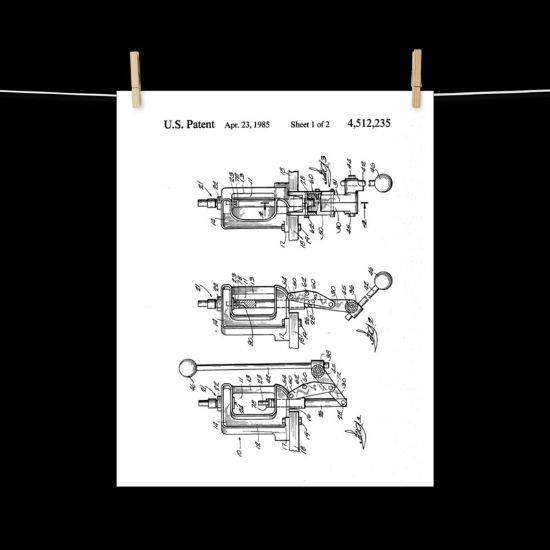 Classic Cast Patent Print / 16″×20″