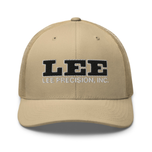 Lee Precision, Inc. - Trucker Cap with Black Logo