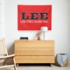 Picture of Lee Precision logo indoor wall tapestry / flag 26" x 36"